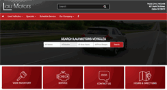 Desktop Screenshot of laumotors.com